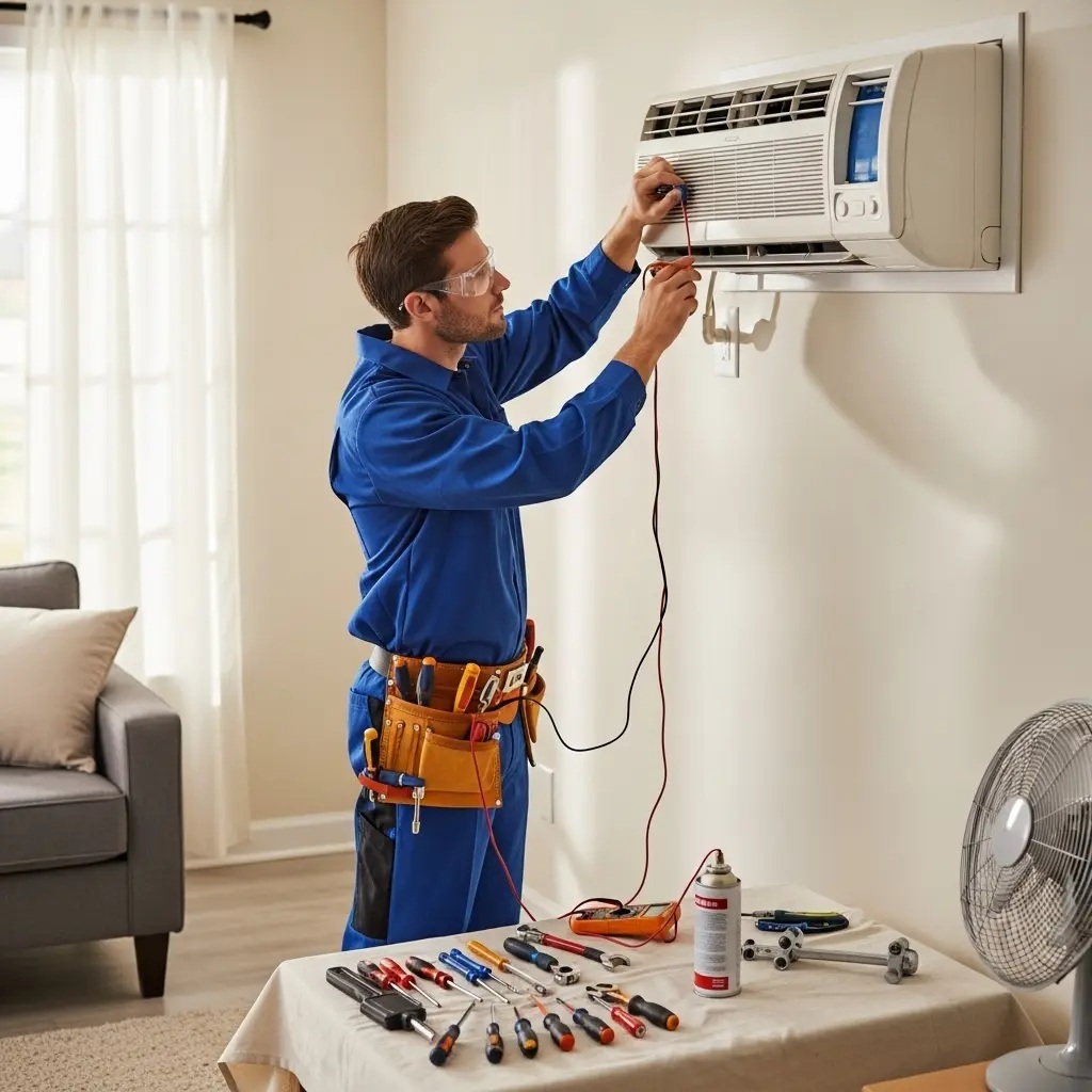 Esenyurt Arçelik Arçelik klima gaz dolumu ve bakım – Enerji verimliliği artırıldı. - Teknik servis örneği